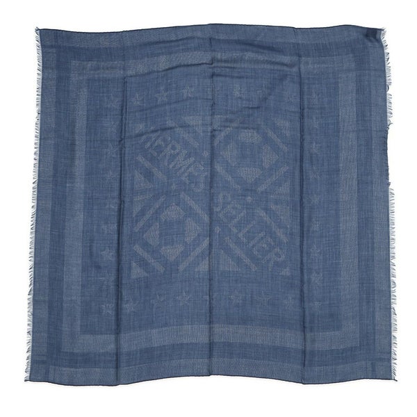 エルメス ストール SELLIER セリエ カシミヤ シルク HERMES スカーフ