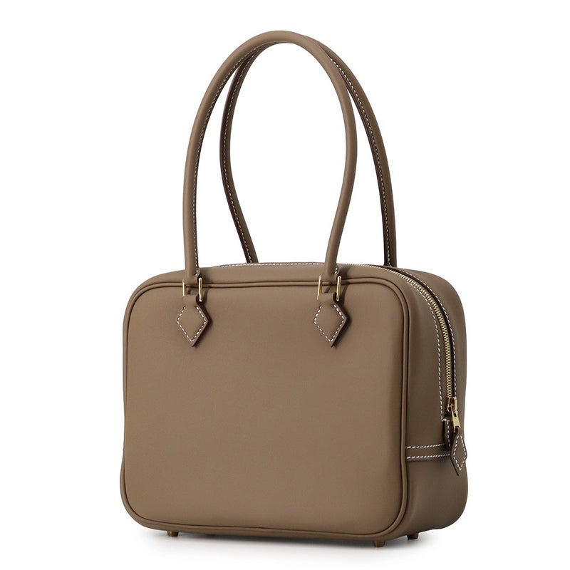 エルメス ハンドバッグ プリュム ミニ エトゥープ/ゴールド金具 スイフト G刻印 HERMES バッグ