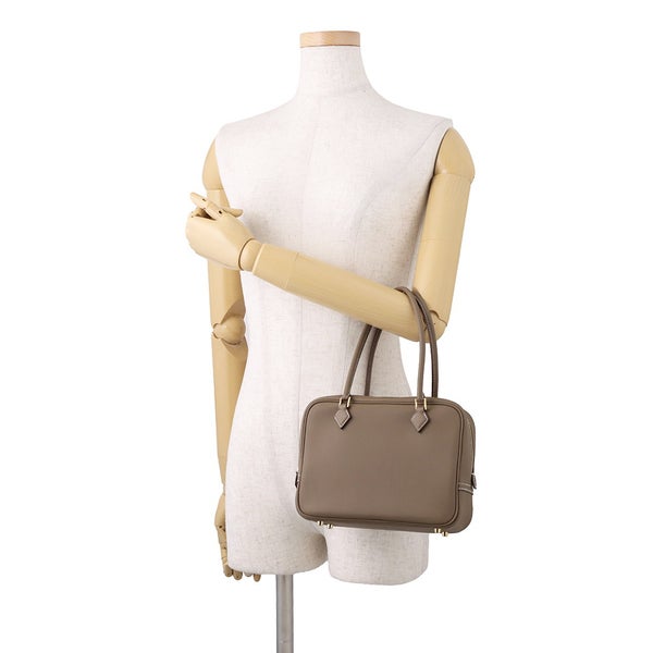 エルメス ハンドバッグ プリュム ミニ エトゥープ/ゴールド金具 スイフト G刻印 HERMES バッグ