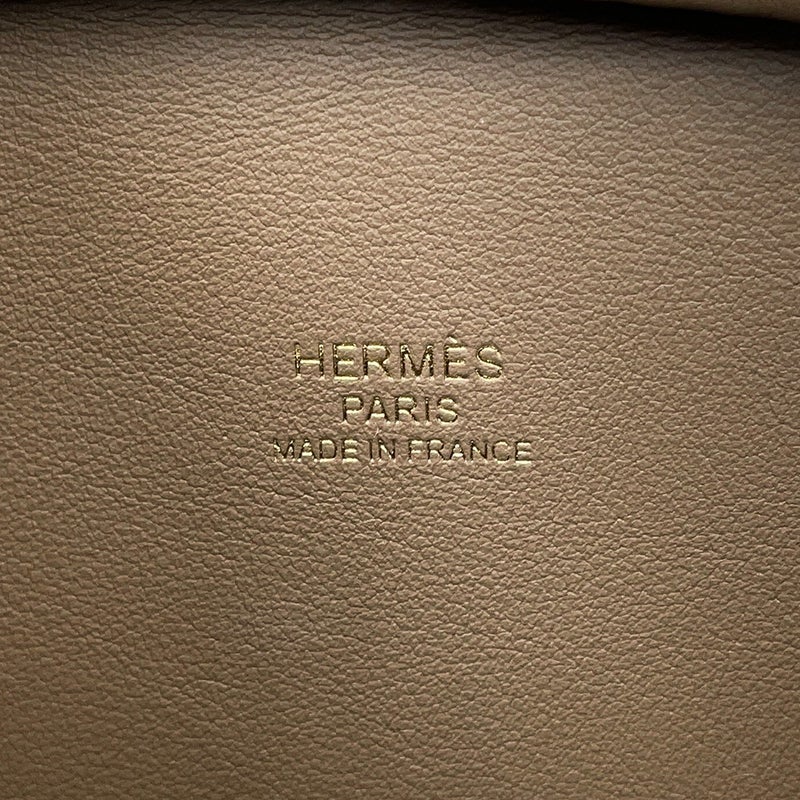 エルメス ハンドバッグ プリュム ミニ エトゥープ/ゴールド金具 スイフト G刻印 HERMES バッグ