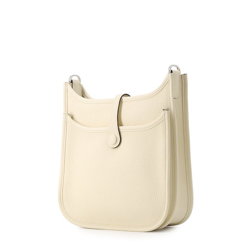 エルメス ショルダーバッグ エブリン3 23 クレーム/シルバー金具 トリヨンクレマンス G刻印 HERMES Evelyne