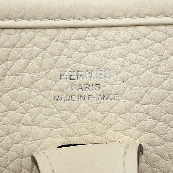 エルメス ショルダーバッグ エブリン3 23 クレーム/シルバー金具 トリヨンクレマンス G刻印 HERMES Evelyne