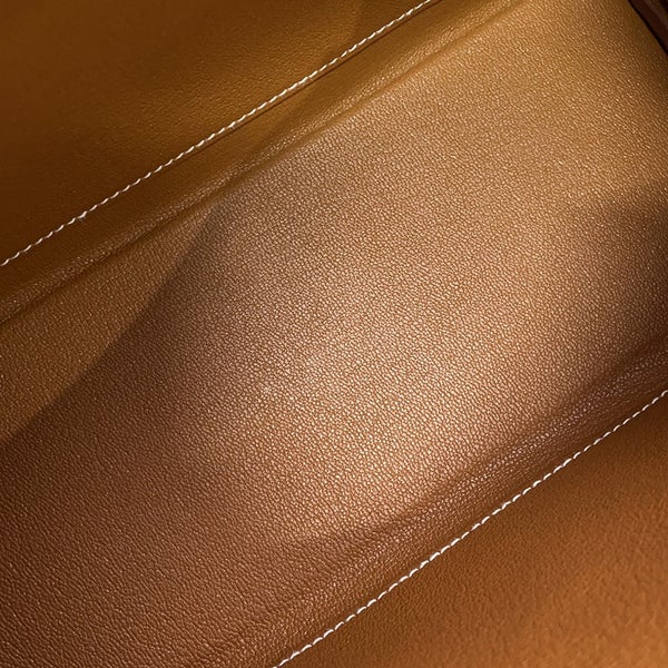 エルメス ハンドバッグ ケリー25 内縫い ゴールド/ゴールド金具 トゴ B刻印 ２wayショルダー