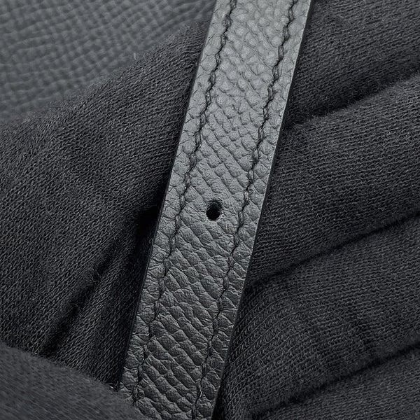 エルメス ショルダーウォレット ナップ トゥーゴー ブラック/シルバー金具 エプソン K刻印 財布 黒