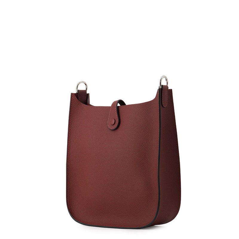 エルメス ショルダーバッグ エブリンTPM セリエ ルージュアッシュ/シルバー金具 エプソン G刻印 HERMES Evelyne