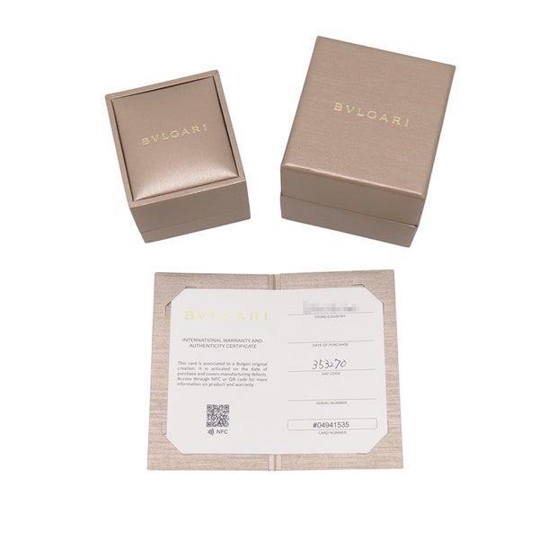 ブルガリ リング セルペンティ ヴァイパー ダイヤモンド 計0.24ct K18PGピンクゴールド サイズ53 BVLGARI 指輪