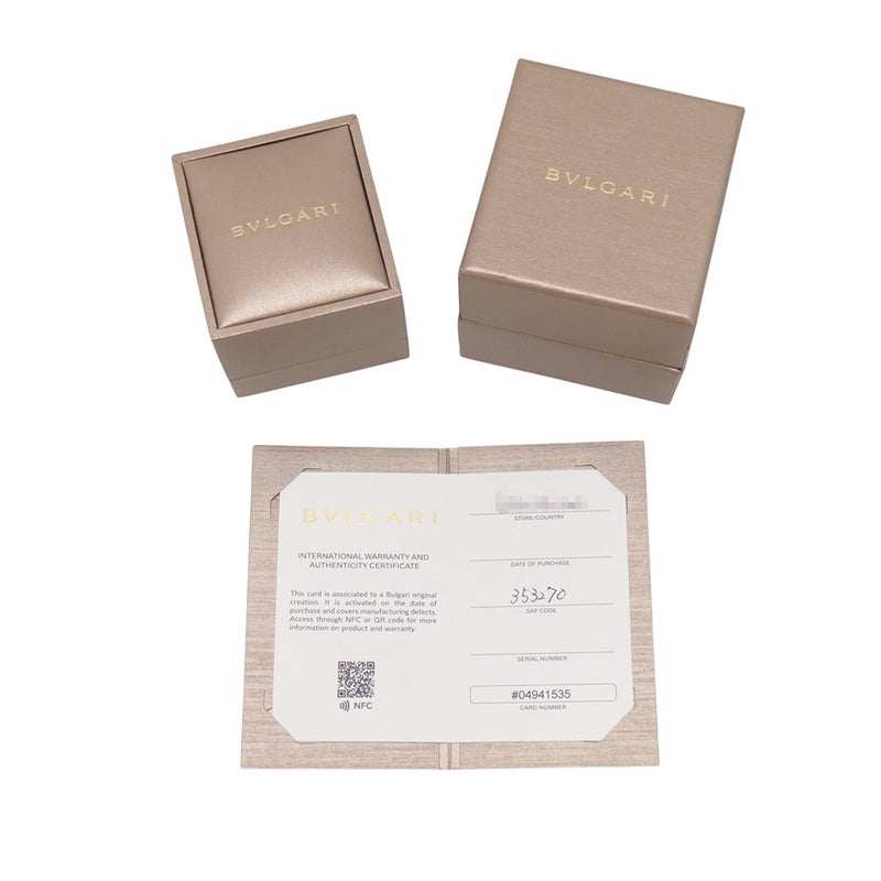 ブルガリ リング セルペンティ ヴァイパー ダイヤモンド 計0.24ct K18PGピンクゴールド サイズ53 BVLGARI 指輪
