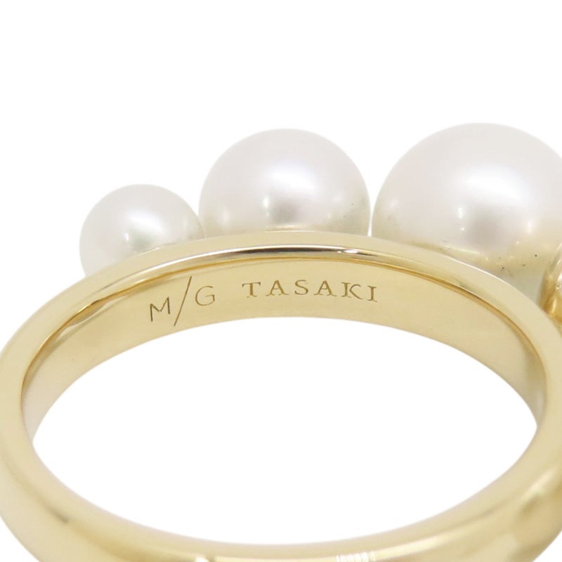 タサキ リング シェル グラデーション 淡水真珠 パール K18YGイエローゴールド サイズ10号 RC-4550-18KYG TASAKI
