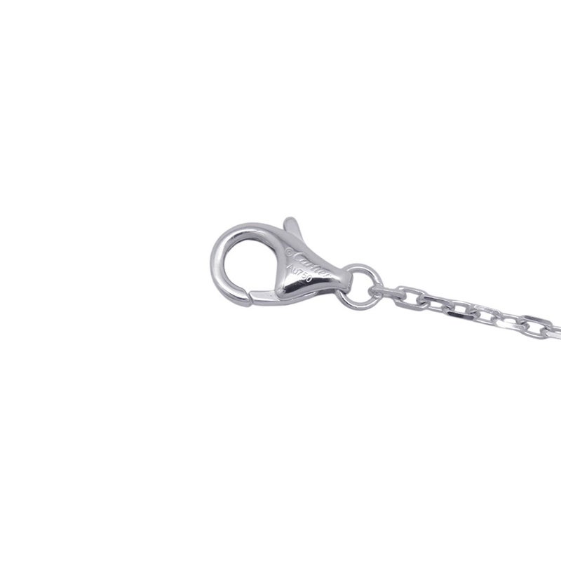 カルティエ ネックレス LOVE サークル パヴェセッティング ダイヤ 48P 計0.30ct K18WG B7216300 Cartier ペンダント