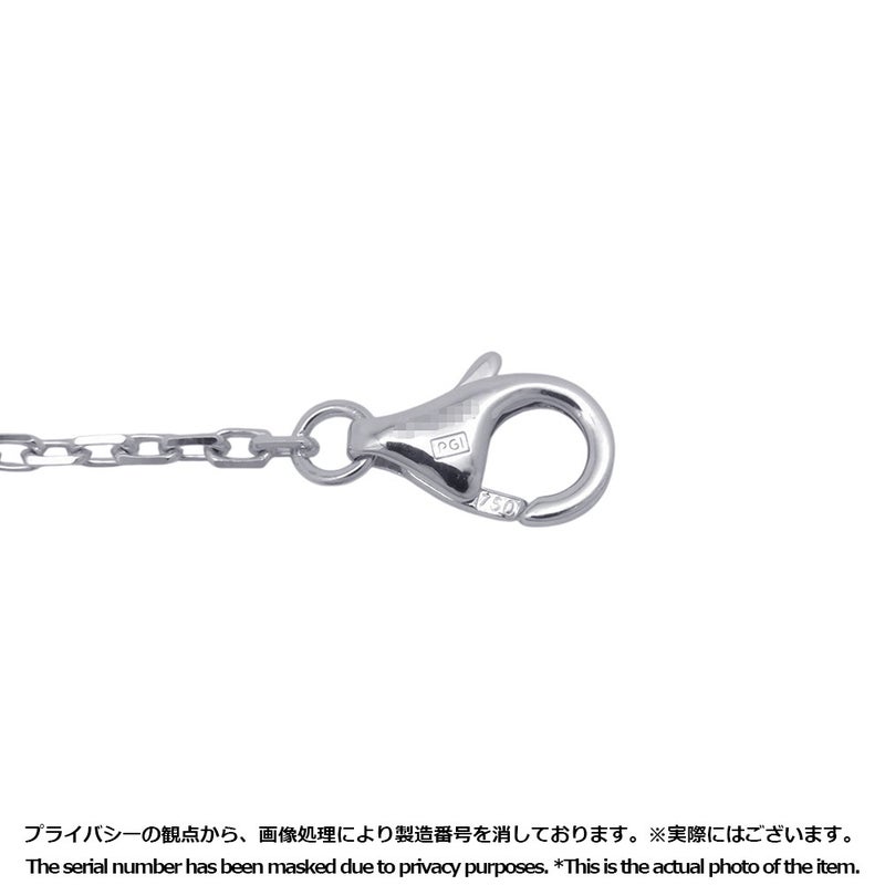 カルティエ ネックレス LOVE サークル パヴェセッティング ダイヤ 48P 計0.30ct K18WG B7216300 Cartier ペンダント