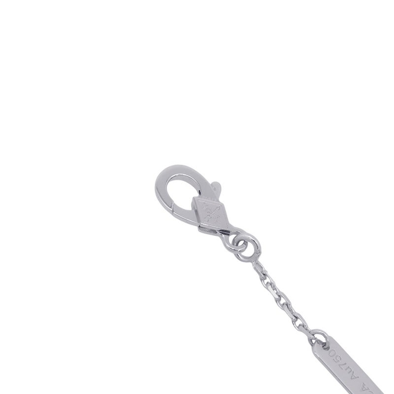 ヴァンクリ ネックレス ヴィンテージ アルハンブラ ギヨシェ ダイヤ 1P K18WG/K18PG VCARPNTH00 2024年ホリデー限定