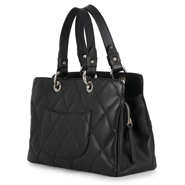シャネル トートバッグ マトラッセ ココマーク キャビアスキン A46885 CHANEL 黒