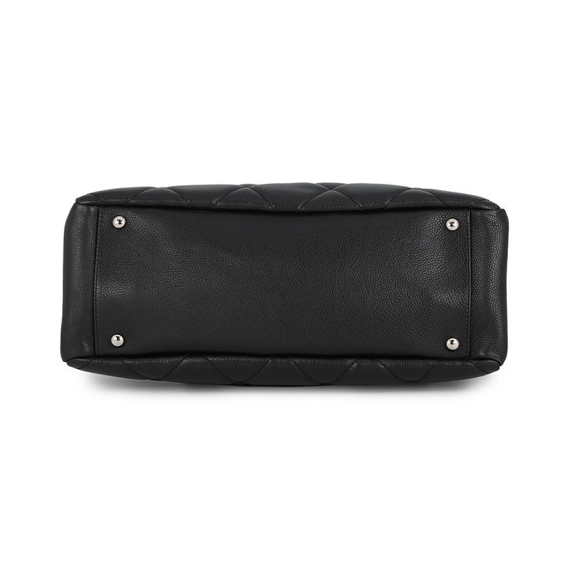 シャネル トートバッグ マトラッセ ココマーク キャビアスキン A46885 CHANEL 黒