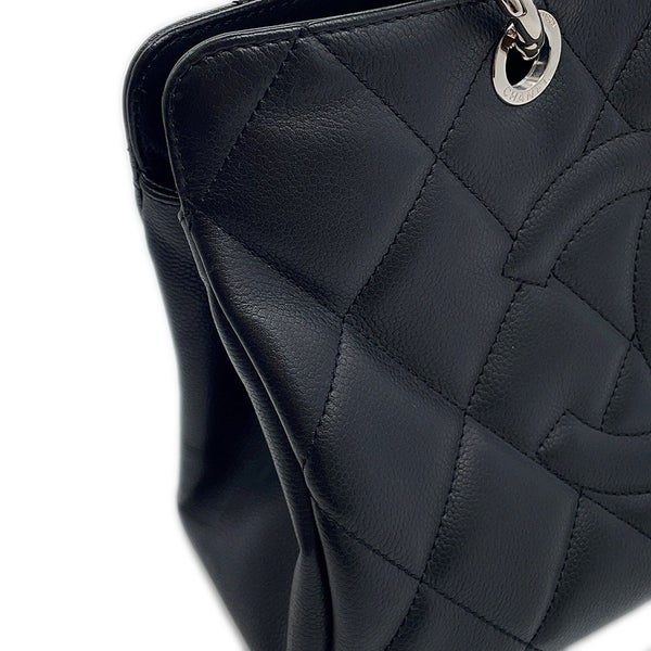 シャネル トートバッグ マトラッセ ココマーク キャビアスキン A46885 CHANEL 黒