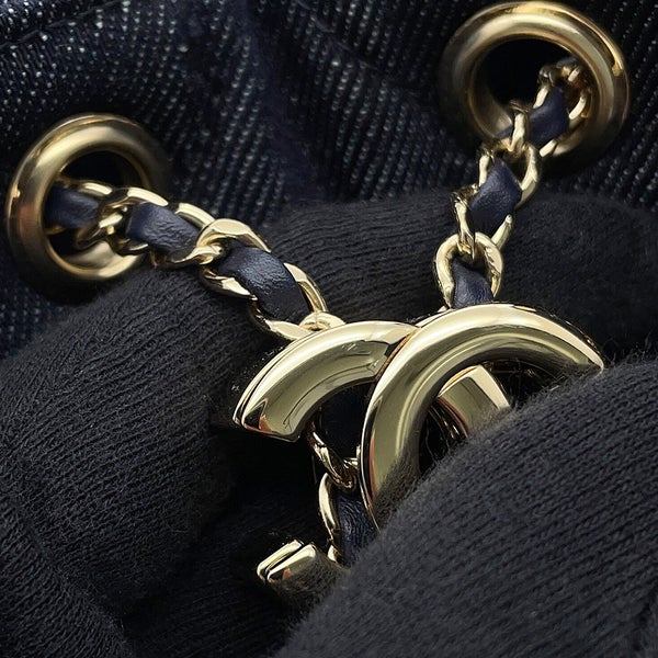 シャネル チェーンショルダーバッグ CHANEL25 ミニ デニム ココマーク AS5631 CHANEL ワンショルダー 黒