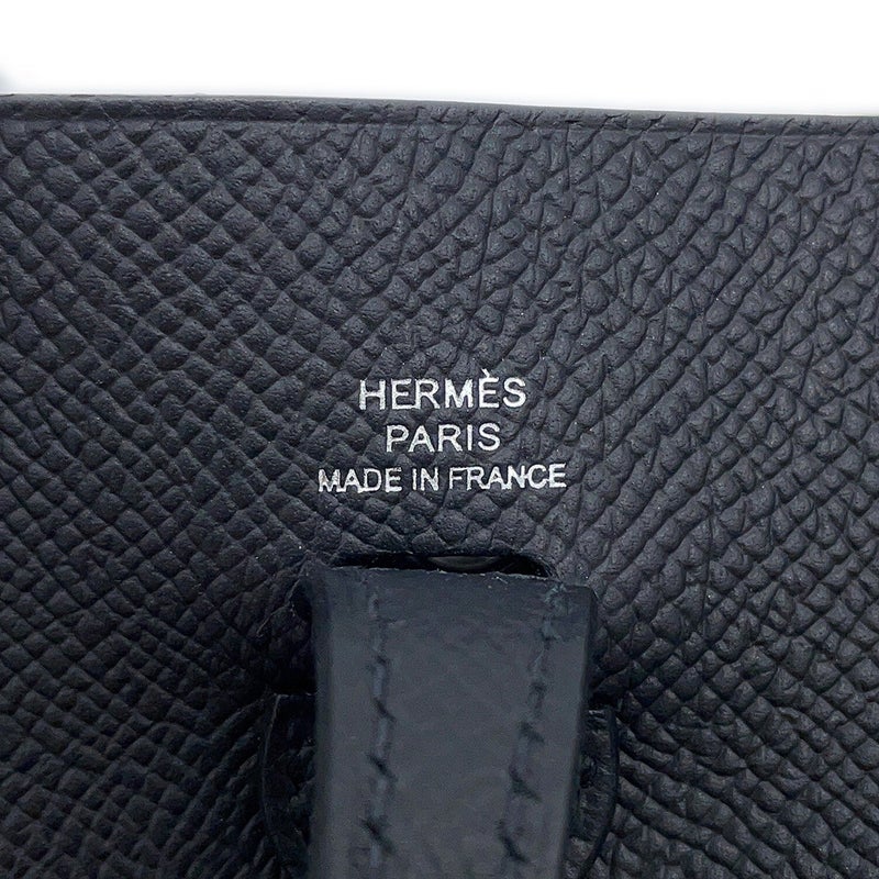 ルメス ショルダーバッグ エブリンTPM セリエ ブラック/シルバー金具 エプソン G刻印 HERMES Evelyne 黒