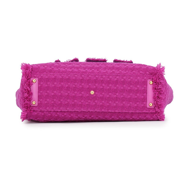 シャネル トートバッグ ショッピングトート ロゴ ツイード AS0976 CHANEL