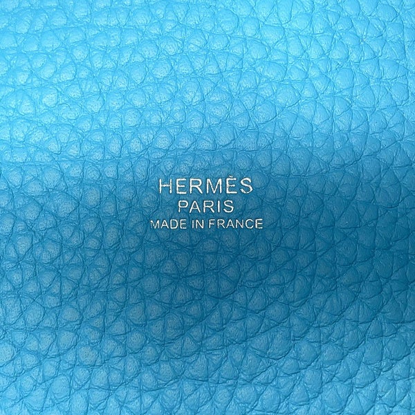 エルメス ハンドバッグ ピコタンロックPM ブルーノール/シルバー金具 トリヨンクレマンス D刻印 HERMES トートバッグ