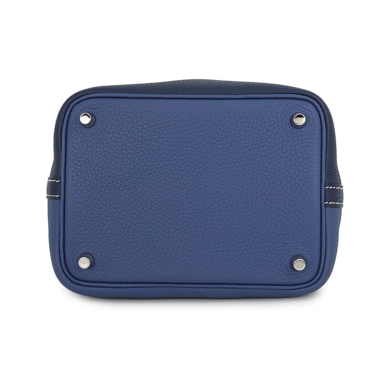 エルメス ハンドバッグ ピコタンロックPM カザック ブルーサフィール/ブルーブライトン/シルバー金具 トリヨンクレマンス Z刻印