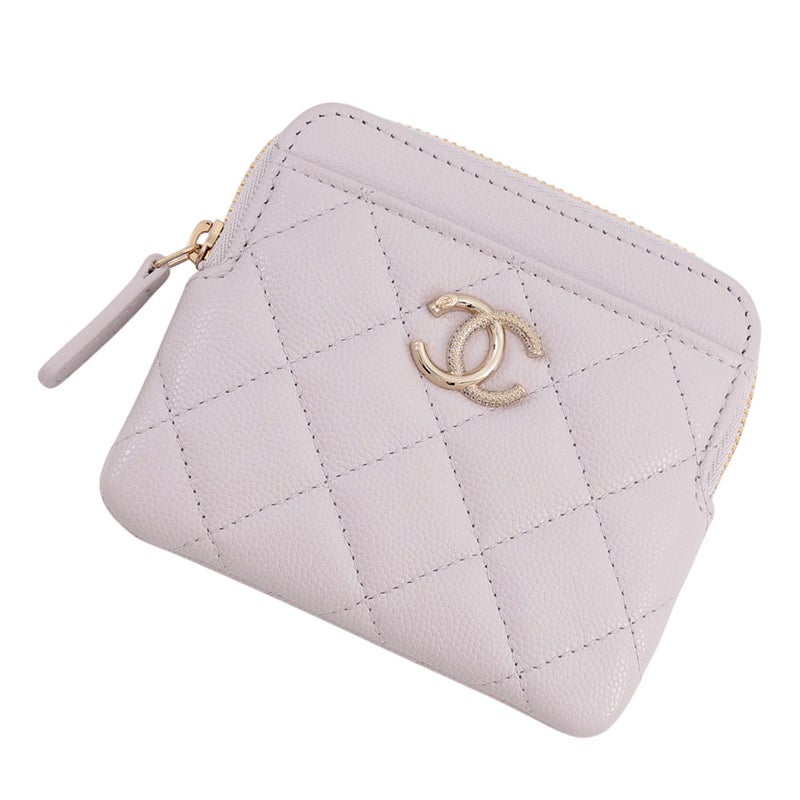 シャネル コインケース ココマーク マトラッセ キャビアスキン AP4907 CHANEL 財布