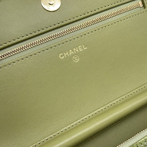 シャネル チェーンウォレット リザード エンボス カーフスキン ココマーク AP5440 CHANEL 財布