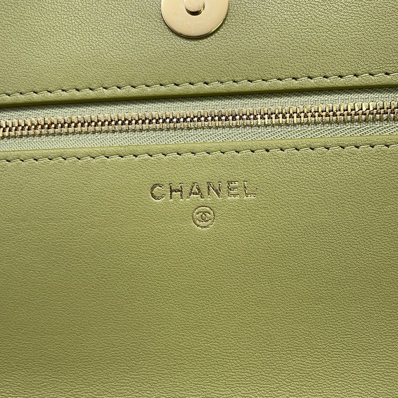 シャネル チェーンウォレット リザード エンボス カーフスキン ココマーク AP5440 CHANEL 財布