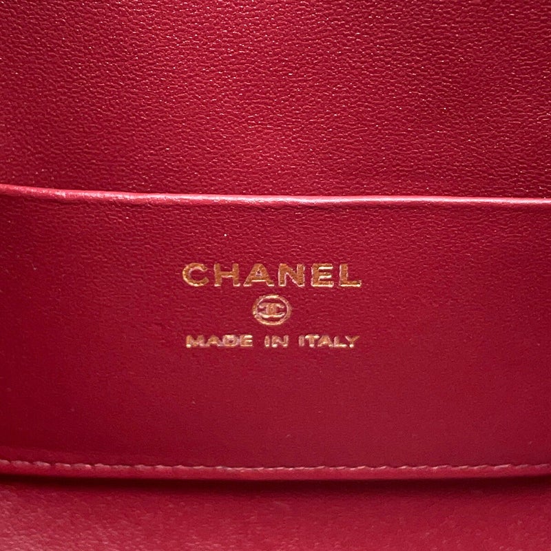 シャネル ショルダーバッグ ストラップ クラッチバッグ マトラッセ ココマーク ラムスキン AP5227 CHANEL