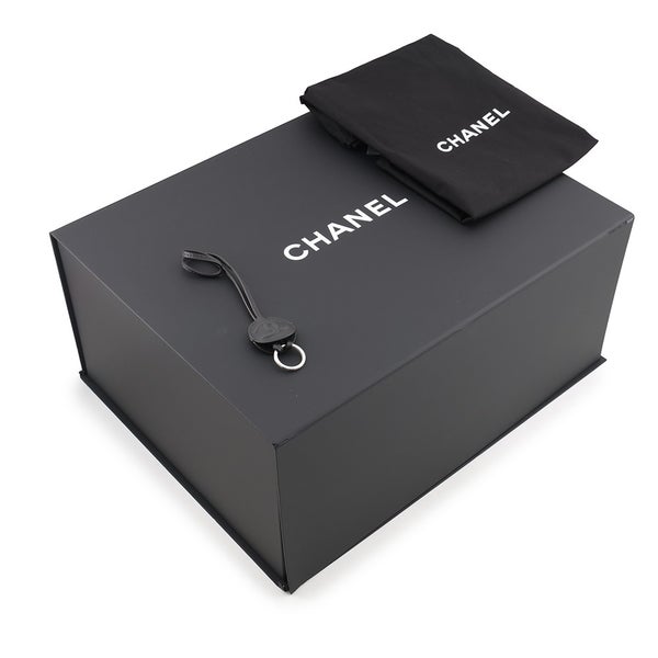 シャネル ショルダーバッグ ココマーク ラージ ボーリングバッグ カーフレザー AS6211 CHANEL 黒