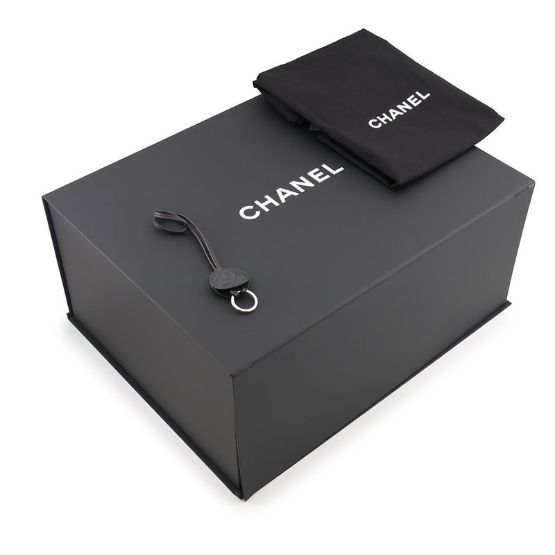 シャネル ショルダーバッグ ココマーク ラージ ボーリングバッグ カーフレザー AS6211 CHANEL 黒