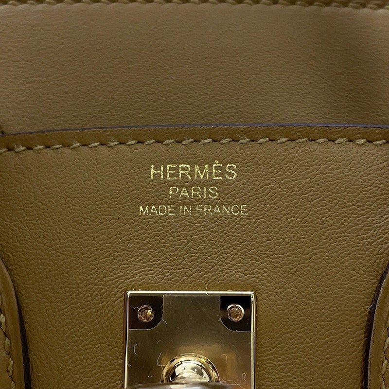 エルメス バーキン25 デュンヌ/シャンパンゴールド金具 スイフト G刻印 HERMES Birkin ハンドバッグ