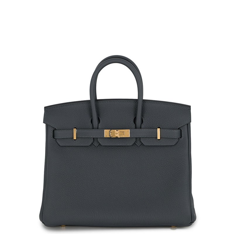 エルメス バーキン25 グリミスティ/ゴールド金具 トゴ G刻印 HERMES Birkin ハンドバッグ