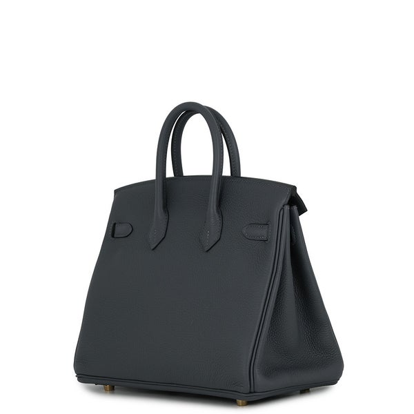 エルメス バーキン25 グリミスティ/ゴールド金具 トゴ G刻印 HERMES Birkin ハンドバッグ