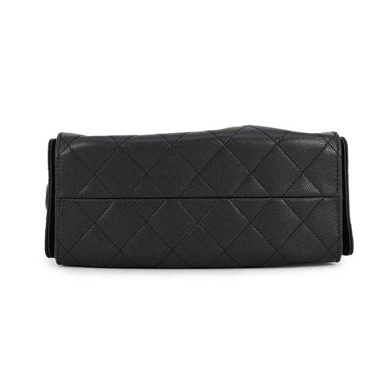シャネル チェーンショルダーバッグ CHANEL25 ミニ ココマーク ワンショルダー キャビアスキン AS5631 CHANEL 黒