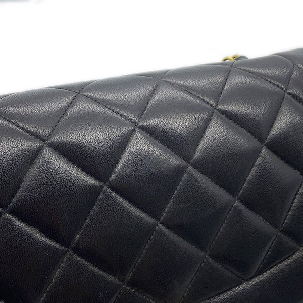 シャネル チェーンショルダーバッグ マトラッセ25 ココマーク ダイアナ ラムスキン A01165 CHANEL 黒