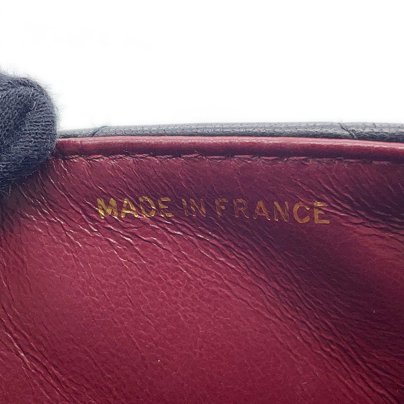 シャネル チェーンショルダーバッグ マトラッセ25 ココマーク ダイアナ ラムスキン A01165 CHANEL 黒