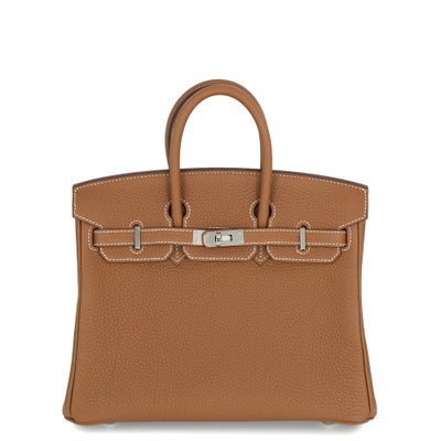 Hermès Birkin 25 Gold Togo Palladium