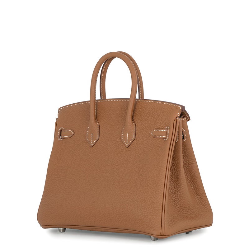 エルメス バーキン25 ゴールド/シルバー金具 トゴ U刻印 HERMES Birkin ハンドバッグ