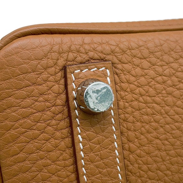 エルメス バーキン25 ゴールド/シルバー金具 トゴ U刻印 HERMES Birkin ハンドバッグ
