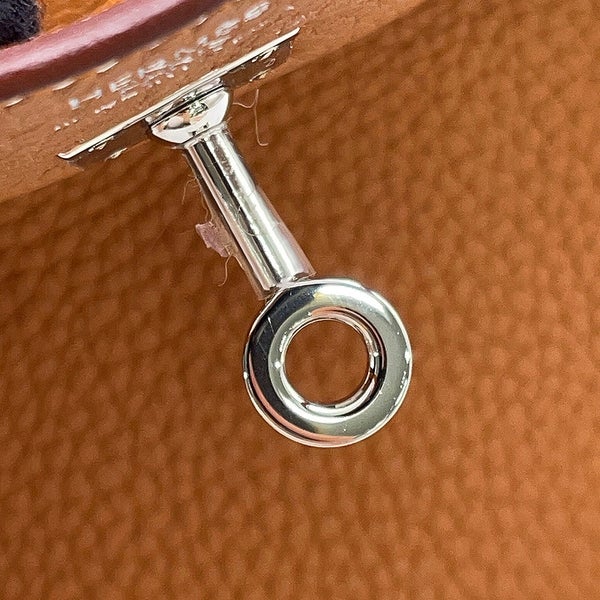 エルメス バーキン25 ゴールド/シルバー金具 トゴ U刻印 HERMES Birkin ハンドバッグ