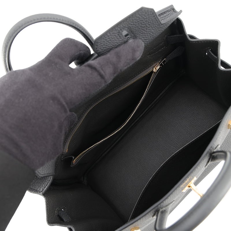 エルメス バーキン25 プロン/ゴールド金具 トゴ K刻印 HERMES Birkin ハンドバッグ