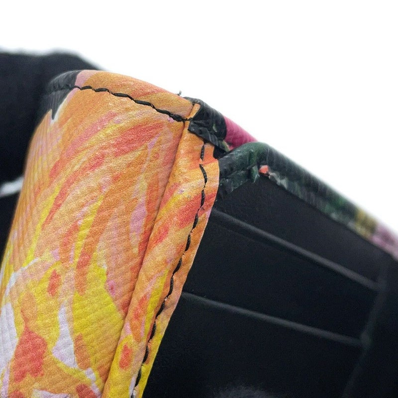 プラダ 三つ折り財布 花柄 レザー 1MH043 PRADA 財布 フラワー