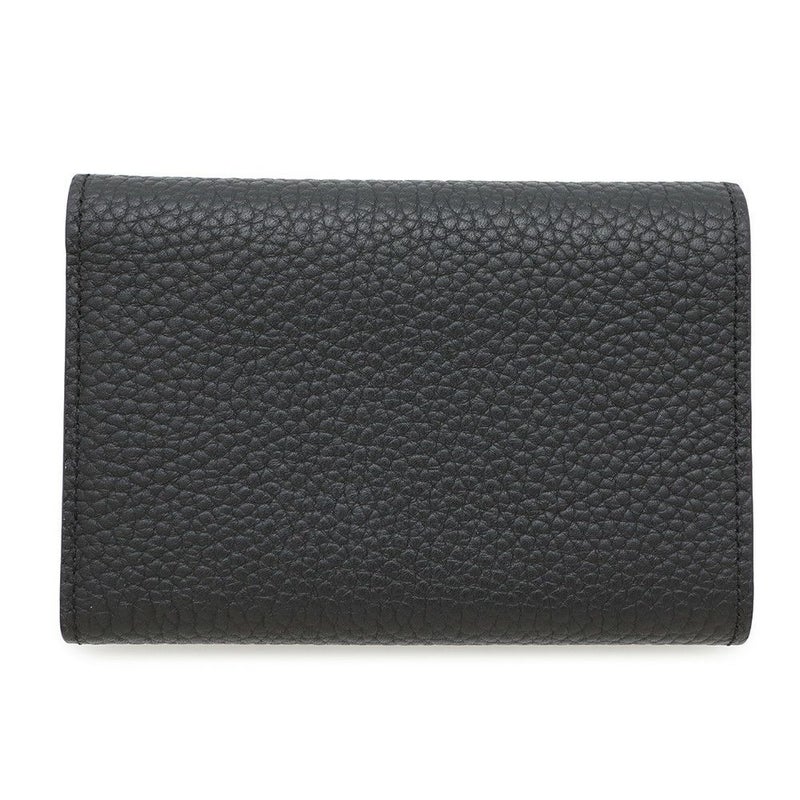 ルイヴィトン 三つ折り財布 トリヨンレザー ポルトフォイユ・カプシーヌ コンパクト M62157 LOUIS VUITTON 黒 ブラック