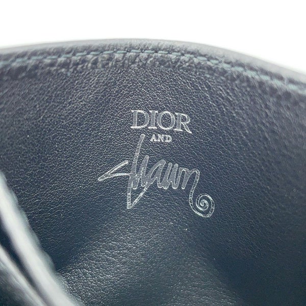 クリスチャン・ディオール カードケース ショーン・ステューシー コラボ ビー パッチ カードホルダー Christian Dior 黒