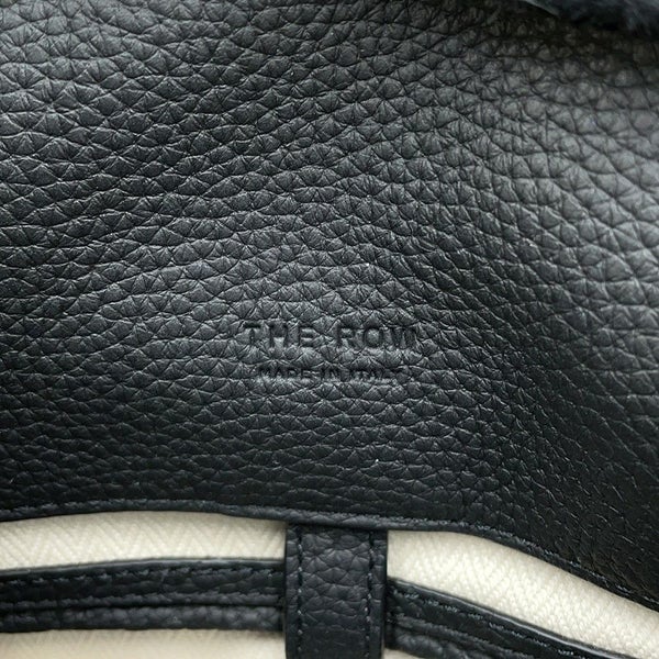 ザ ロウ トートバッグ ソフトマルゴー 15 SOFT MARGAUX レザー W1255 THE ROW 黒
