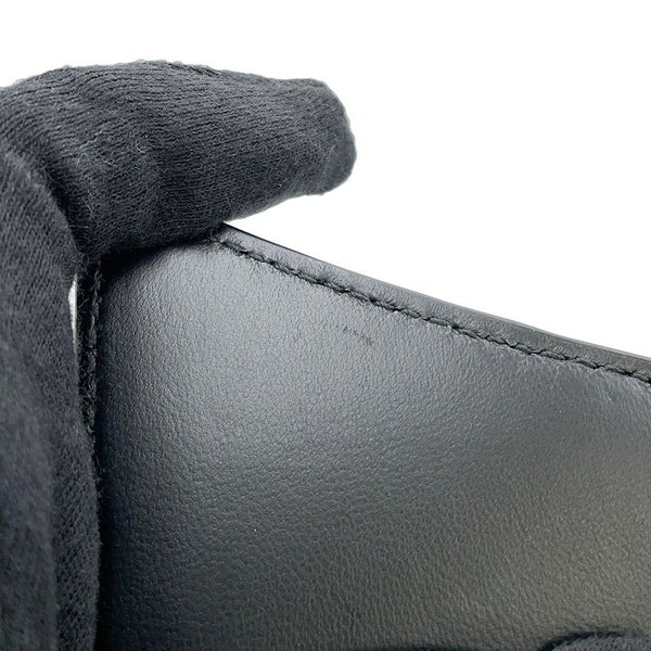 バレンシアガ チェーンショルダーバッグ ダウンタウン DOWNTOWN XS クロコ型押しレザー 689121 BALENCIAGA 黒