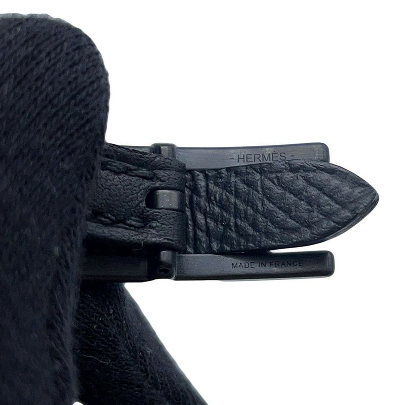 エルメス ブレスレット ビーアピ ドゥブルトゥール ブラック/ブラック金具 スイフト/エプソン サイズT4 黒
