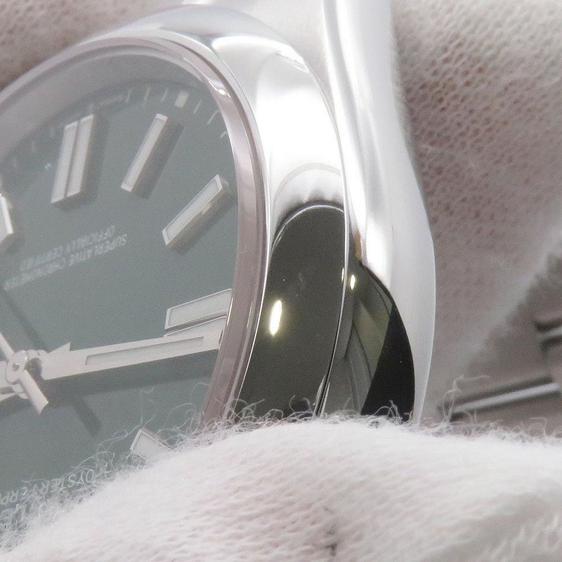 ロレックス オイスターパーペチュアル41 ランダムシリアル ルーレット 124300 ROLEX 腕時計 グリーン文字盤