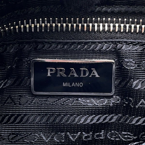 プラダ ショルダーバッグ テスートキルト ナイロン キルティング 1BC151 PRADA バッグ ポーチ付き 黒