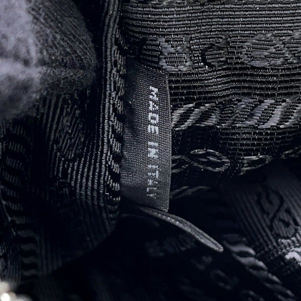 プラダ ショルダーバッグ テスートキルト ナイロン キルティング 1BC151 PRADA バッグ ポーチ付き 黒