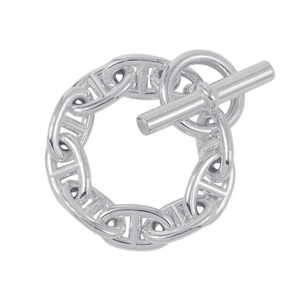 エルメス ブレスレット シェーヌダンクルTGM 9コマ SV925シルバー HERMES ジュエリー